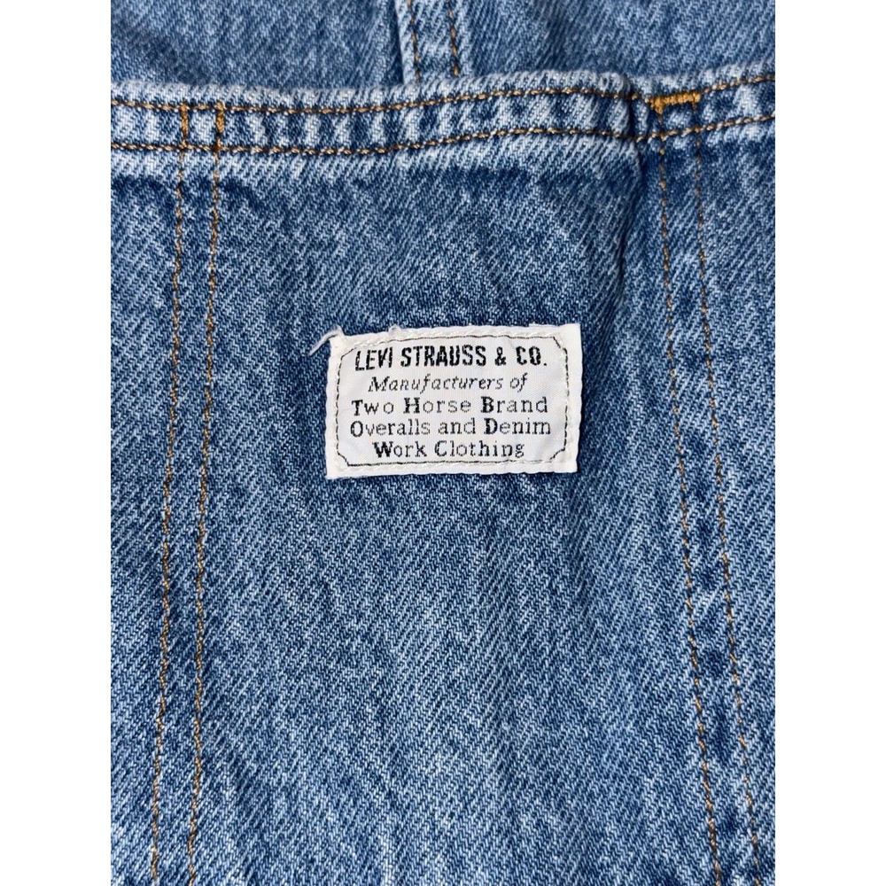 Levi's Strauss & CO Premium Overalls Relaxed Fit Women's Size Medium - Picture 3 of 9